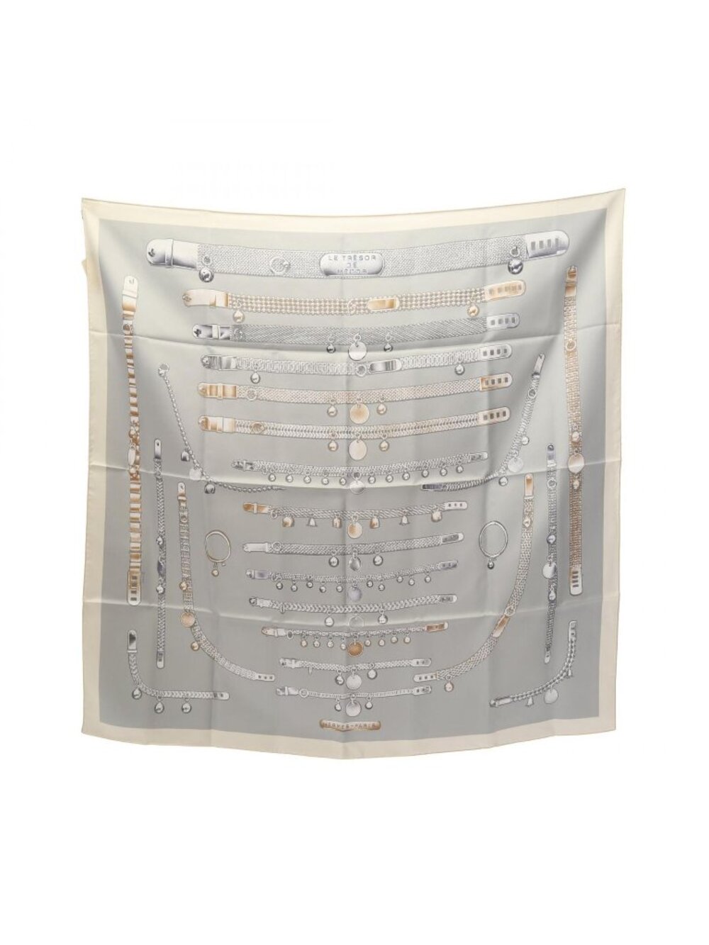 Hermes Scarf Carre 90 le Tresor de Medor Silk